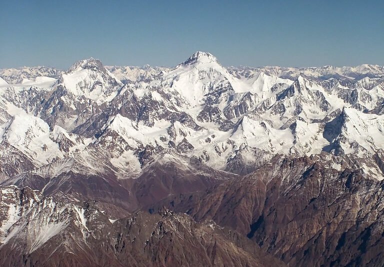Peaks of Hispar Muztagh: Yukshin Gardan Sar and Kanjut Sar