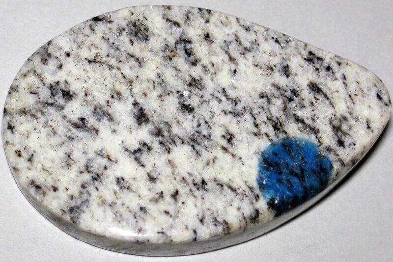 Azurite orb in granite ('K2 Stone') (Himalayan Mountains of Pakistan) 3